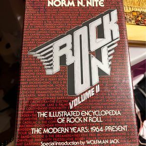 1978 Rock on By Norm N Nite Vol 2 Hardcover book K22